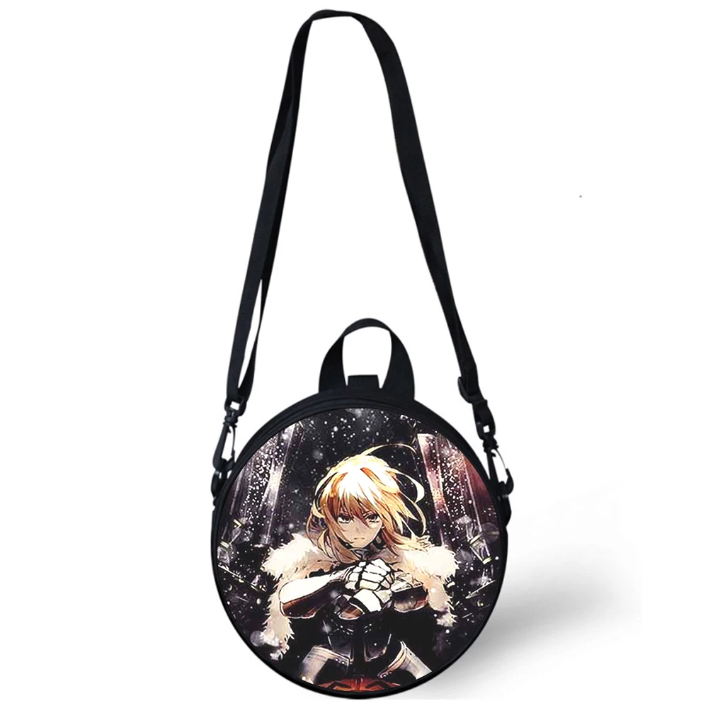 Fate Grand Order Game Child kindergarten Bag 3D Print Crossbody Shoulder Bags For School Women Mini Round Bagpacks Rugtas Bag