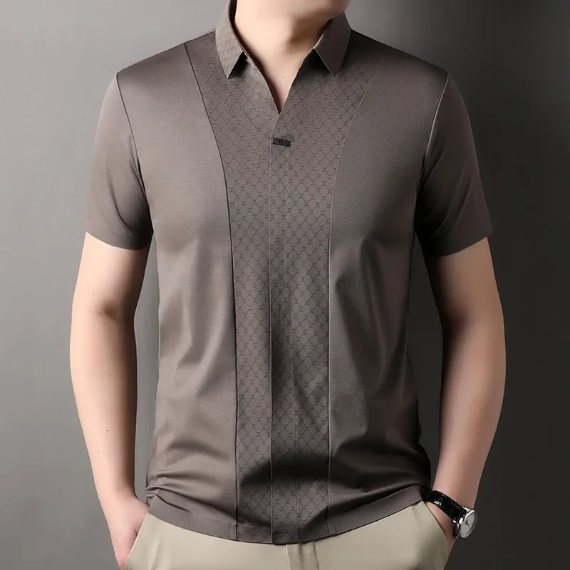 Fashionable Men's Polo Shirt with New Design for Self-expression in 2024 Summer