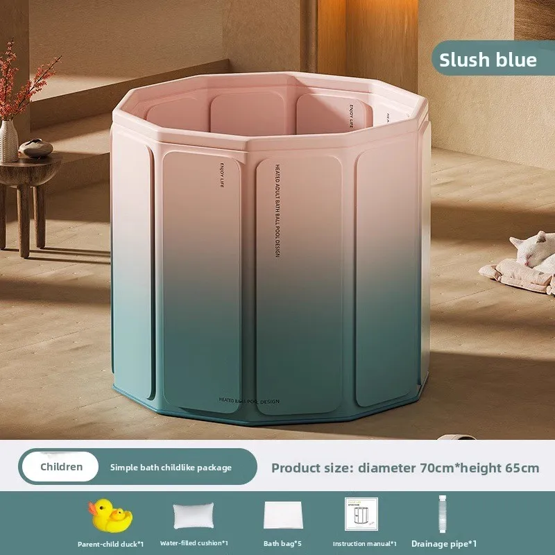 Foldable Portable Bathtub Adults Children One Second Quick Open No Assembly  Home Use Collapsible Bathtub Portable Bathtub