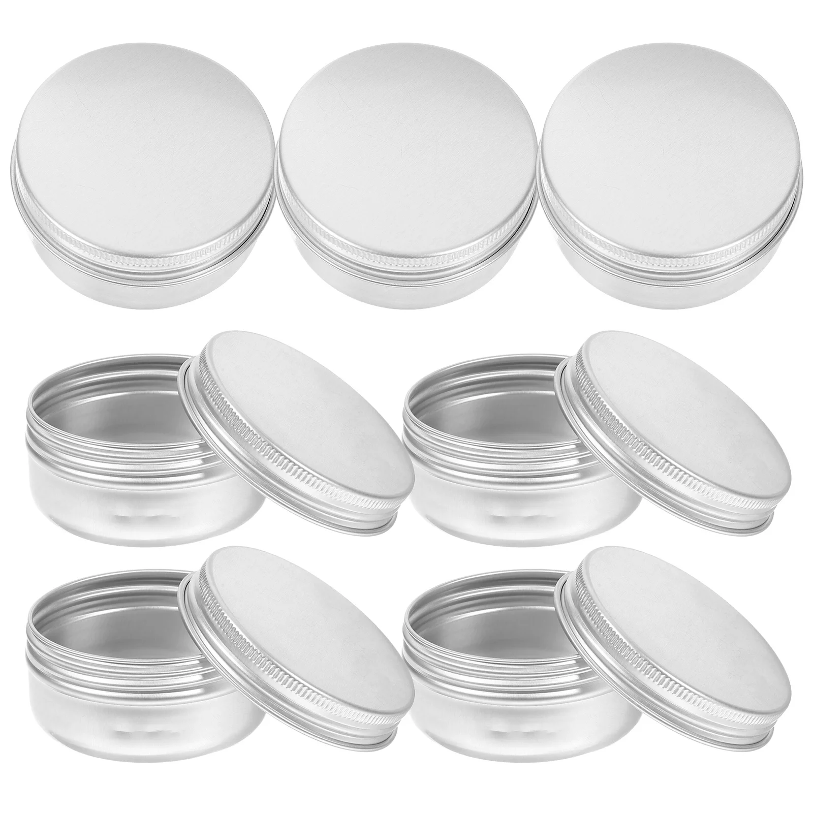 

18pcs Aluminum Packaging Small Tin Box For Spices Tea Candies Cosmetics Storage Metal Containers Leakproof Lightweight