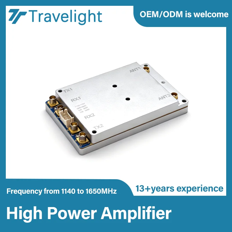 

MPA1395TR2P2 Усилитель мощности 2 Вт 1140-1650 МГц Усилитель передачи изображения дрона microondas con interfaz S с разъемом SMA