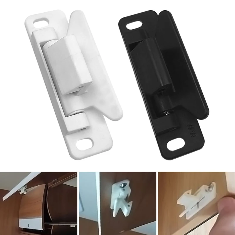 Cabinet Door Catches Latch Buckle Lock For Closet Cupboard Household Furniture Hardware Campers Home Kitchen Bathroom Office