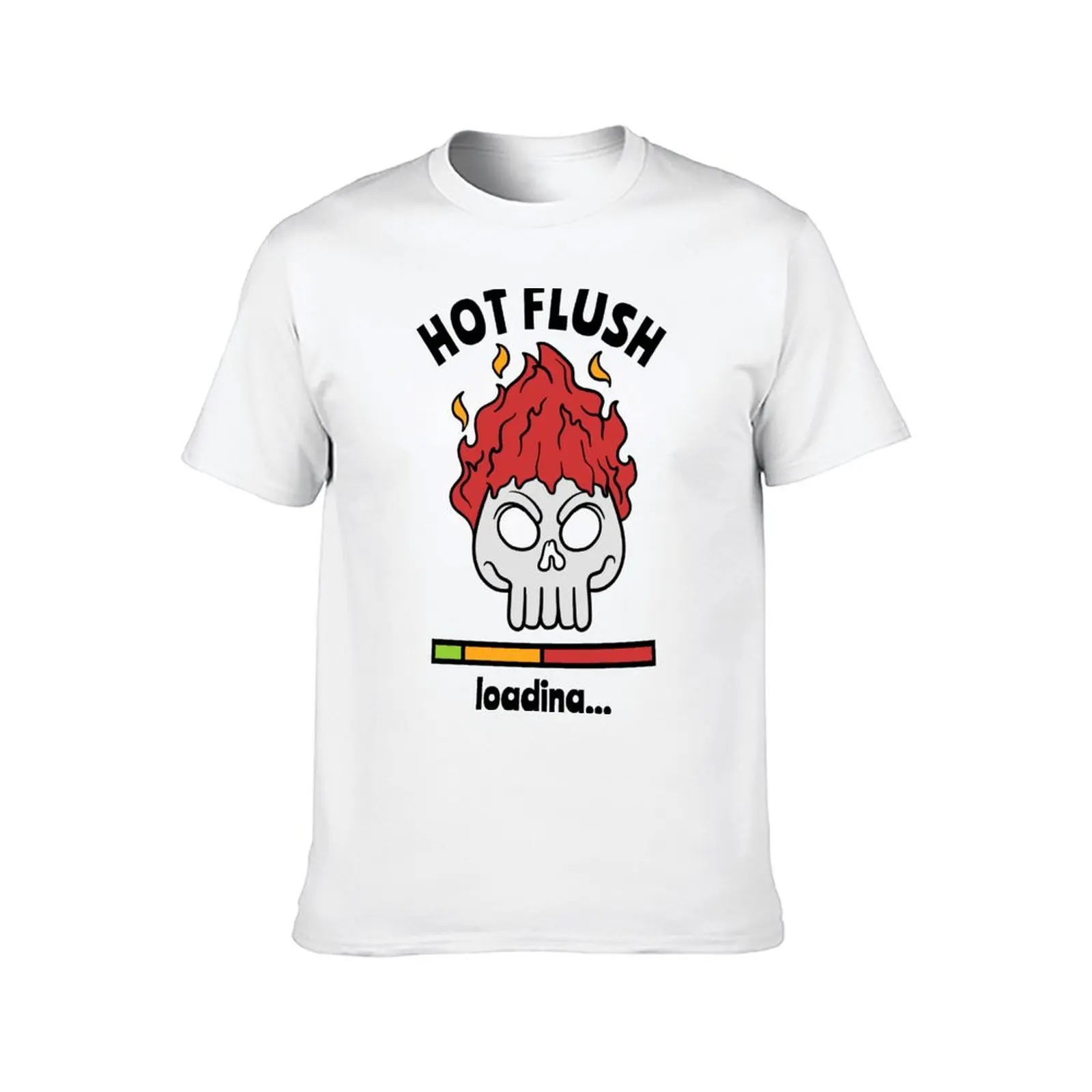 Menopause Hot Flush Loading T-Shirt customizeds luxury clothing labubu mens designer clothes