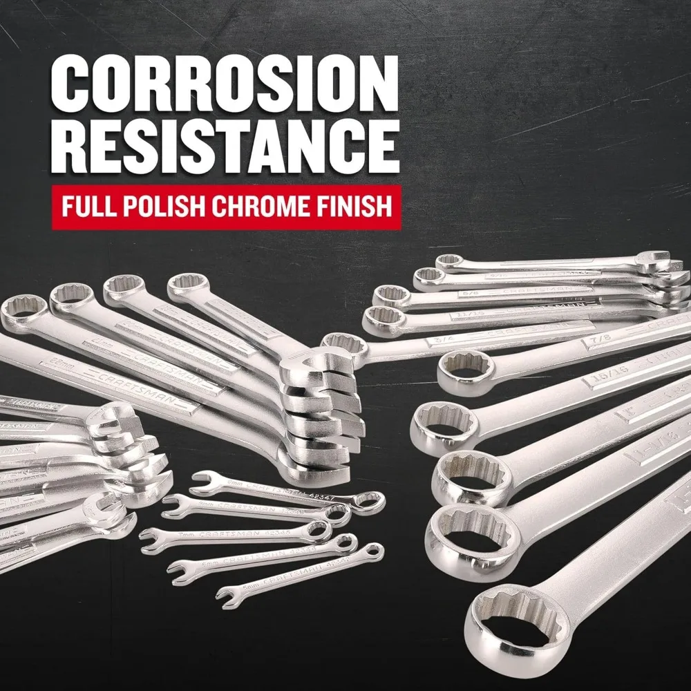 مجموعة مفاتيح ربط SAE ومترية مكونة من 32 قطعة #2