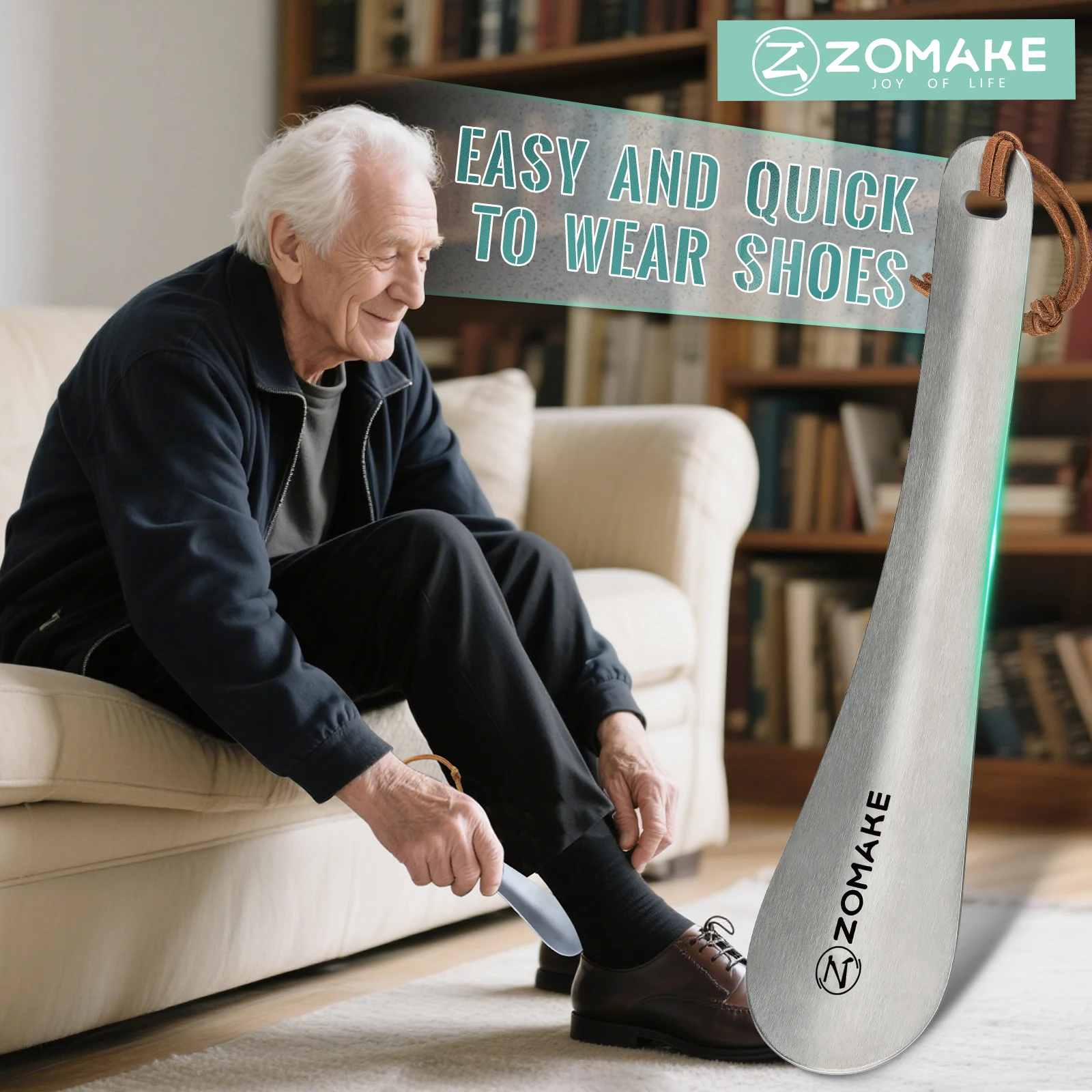 المهنية الأحذية رافع اضافية طويلة لبيسة الحذاء 19 30 سنتيمتر الأحذية المعدنية مزيل زلة الحذاء سحب أداة الفضة الحذاء المعونة للرجال النساء