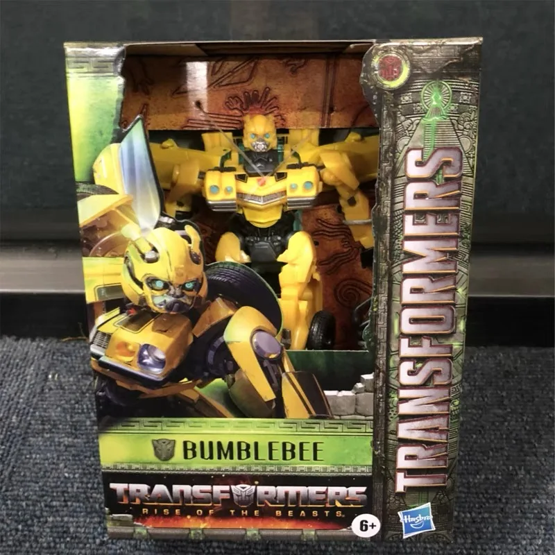 In magazzino trasformare i giocattoli film 7 Rise of The animals Deluxe Yellow Bee Action Figure Model Toy Collection regalo Hobby