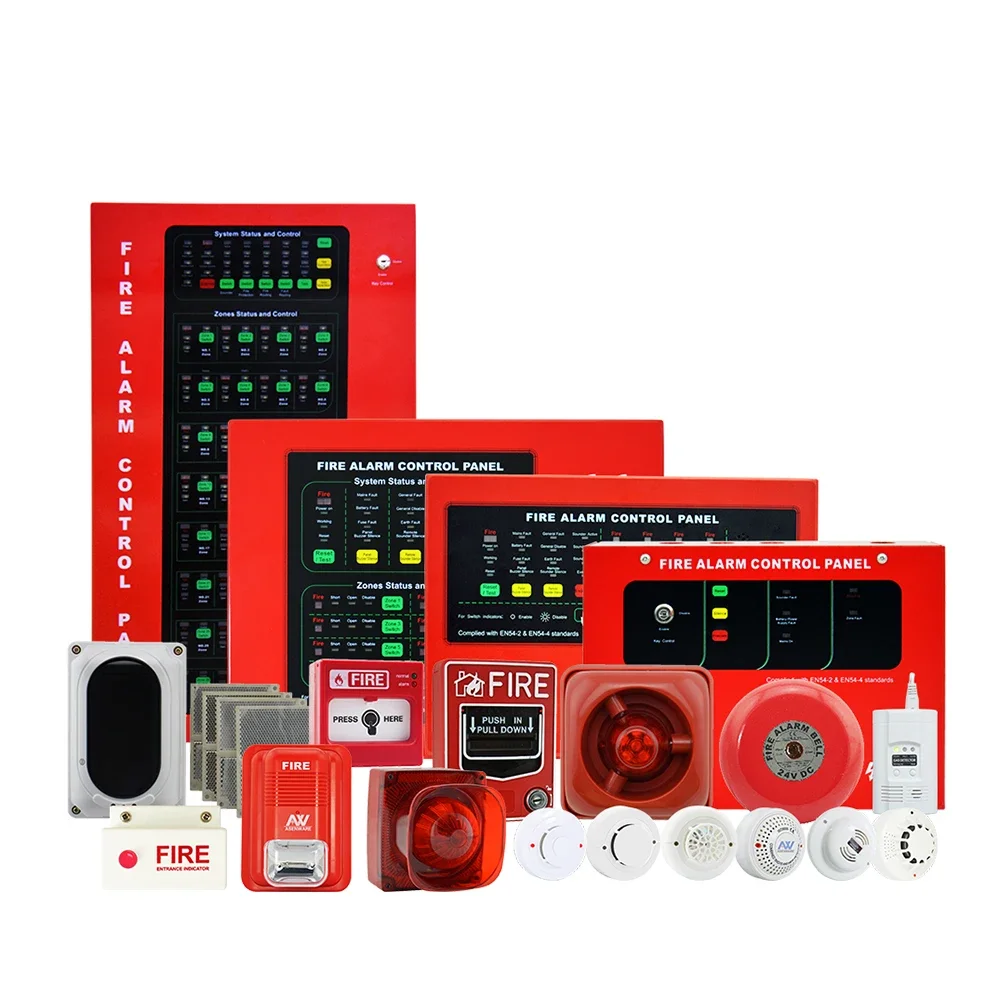 Conventional fire alarm control panel LPCB approved from 1zone to 32 zone