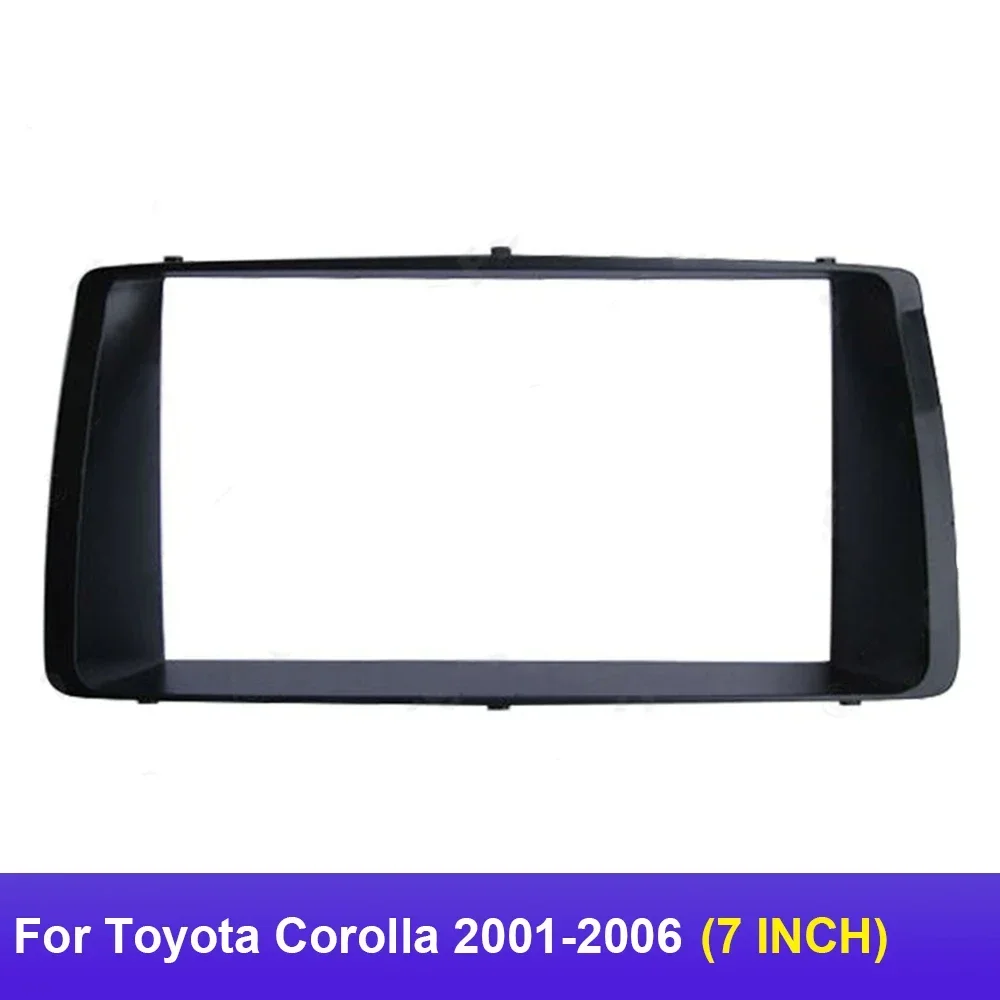 

Автомобильный радиоприемник Fascia Для Toyota Corolla 2001-2006, GPS, стереопанель, крепление для приборной панели, установочный комплект, рамка, проигрыватель, лицевая панель