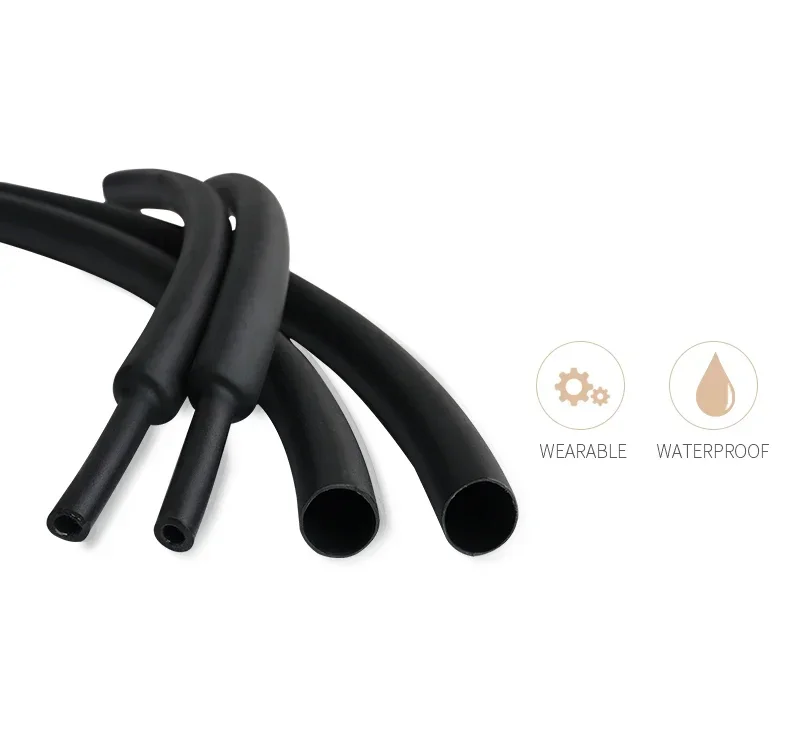 1/3/5m 3:1 Heat Shrink Tube 1.6/2.4/3.2/4.8/6.4/7.9/9.5/12.7/15.4/19.1/25.4/30/39/50mm Double Wall Glue Thermoretractile Tube