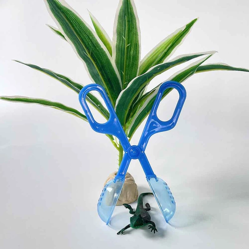 Reptiel Terrarium Plastic Tang Pincet Huisdier Fokken Voedingstool Clip Kinderen Planten Insecten Biologie Studie Tool