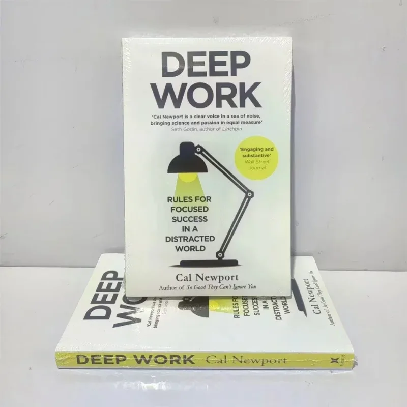 "Deep Work" de Cal Newport: Dominando o foco no mundo distraído - Guia prático para a produtividade e o sucesso da carreira (em estoque)