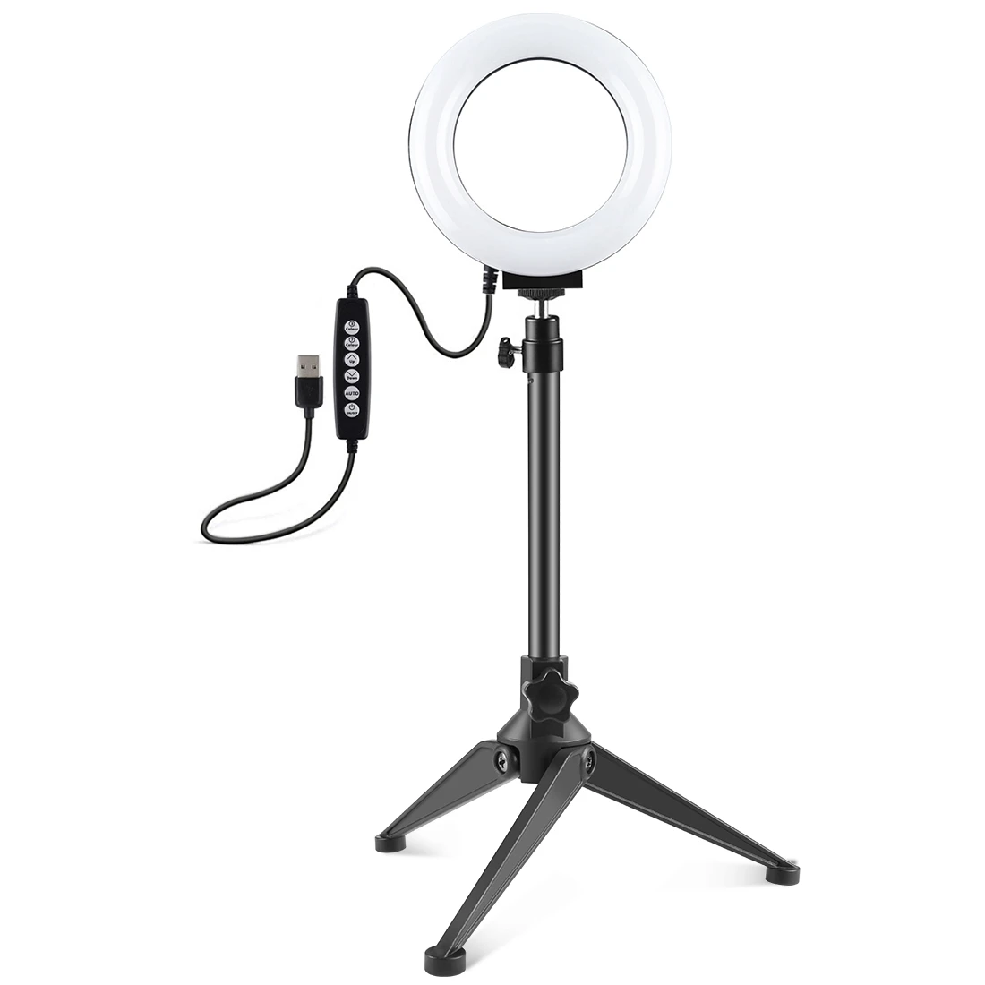 4.7 inch 12cm Photography Lighting Phone Ringlight Tripod Stand Photo Led Selfie Bluetooth remote Ring Light Lamp TikTok Youtube