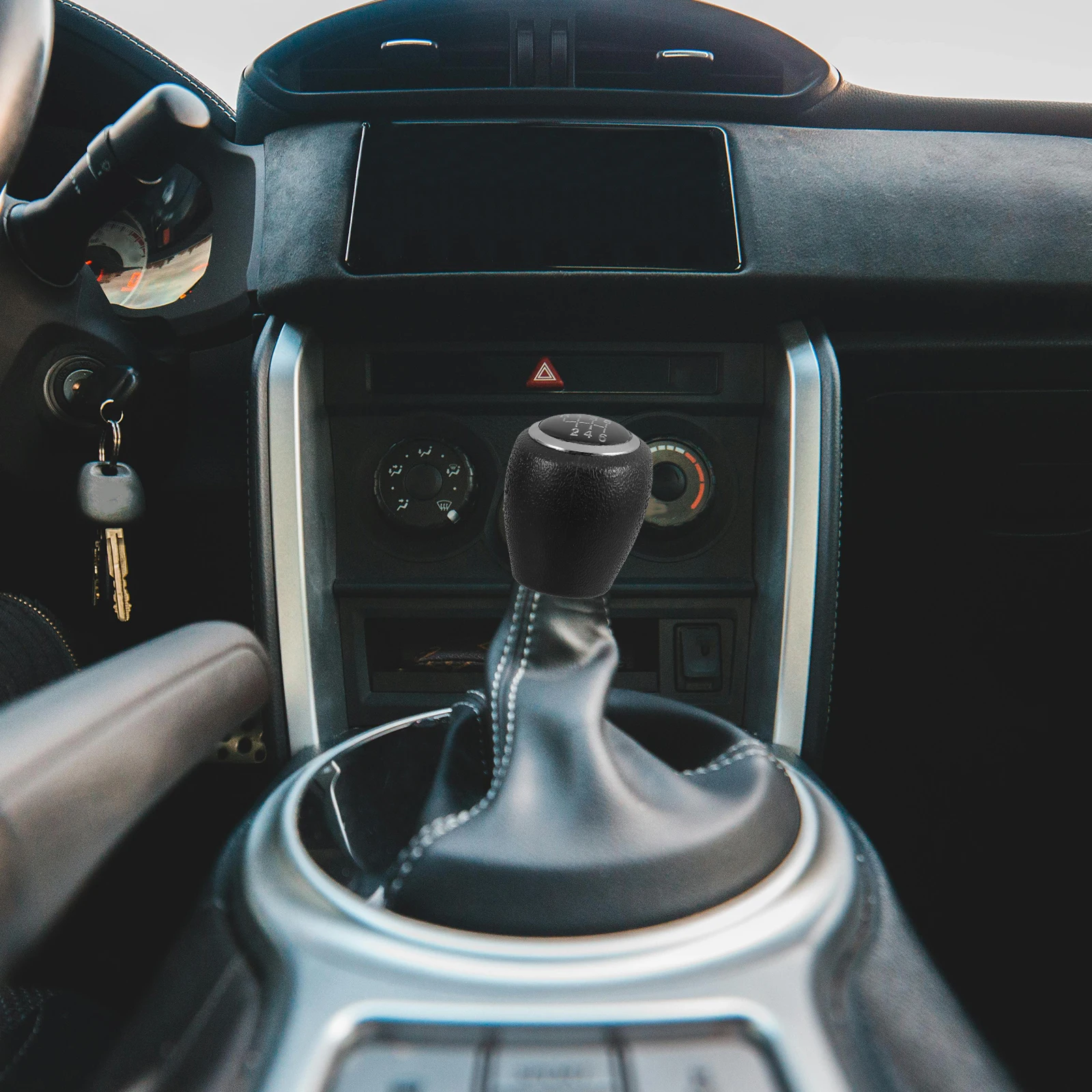 

Car Gear Head Automotive Manual Shifting Knob Grip Simulator Handle Replacement for Pvc