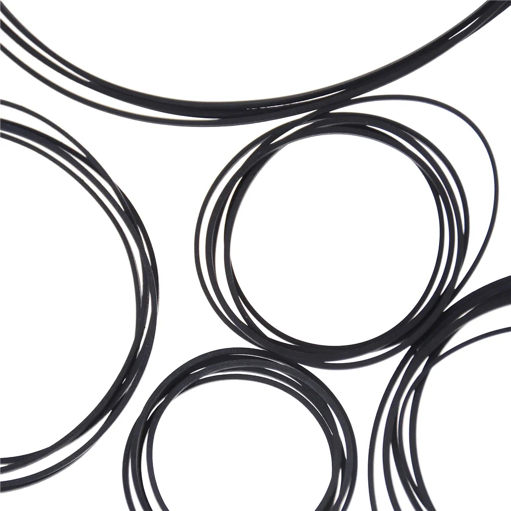 1pack Mix Cassette Tape Replacement Rubber CD DVD Cassette Tape Recorder Turntable Strap Belt For CD-ROM Video Machines 1*1mm view 4