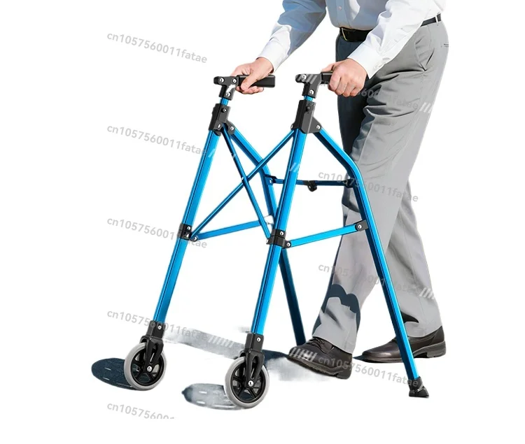 

Elderly Walker Walking Cane Walker Auxiliary Four-legged Force Artifact Handrail Frame Rehabilitation Walking