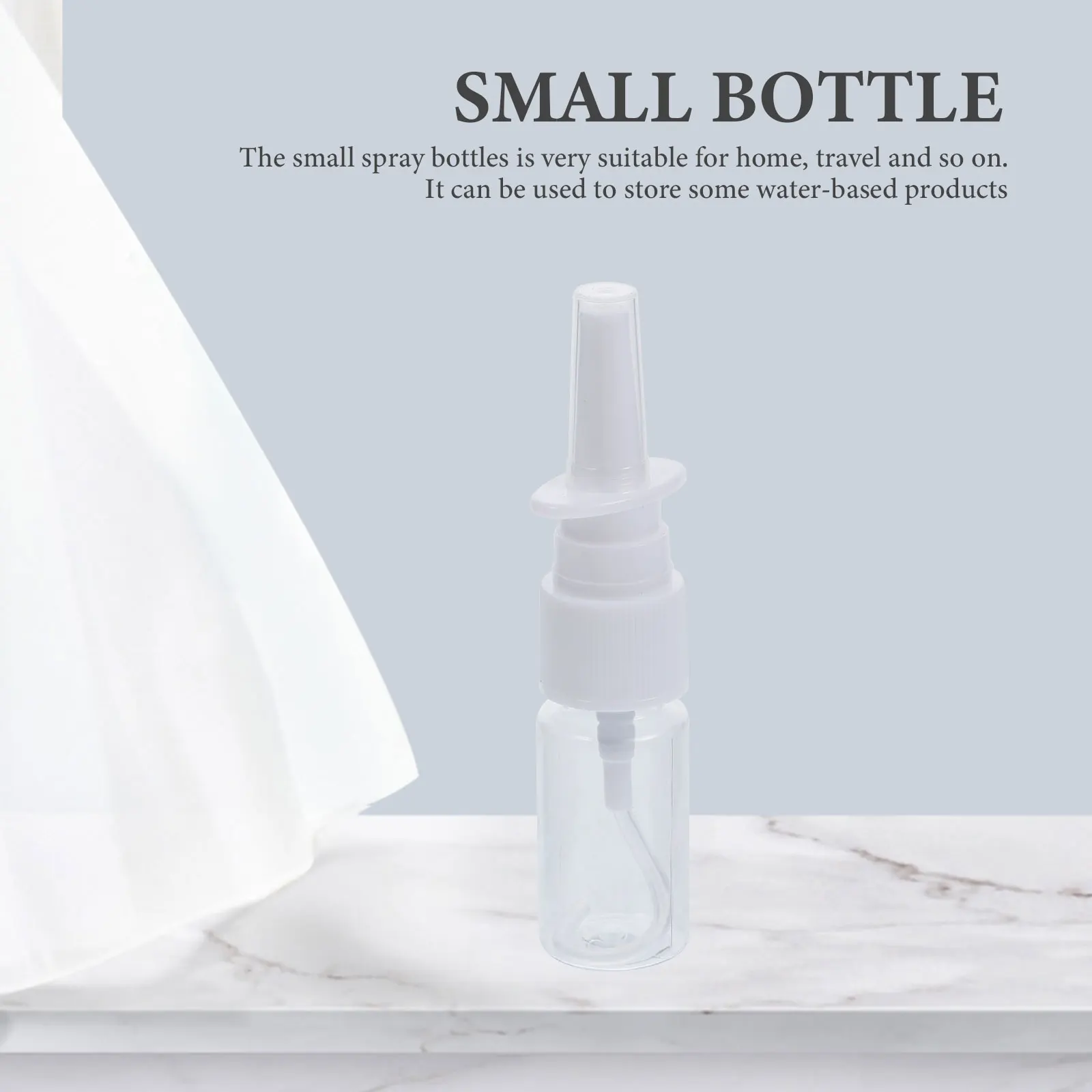 

5 Pcs Nasal Spray Bottle Nose Mist Sinus Direct Application Fine Bottles Small Mini