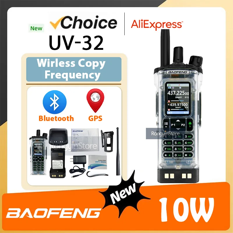 radio-baofeng-uv-32-con-carcasa-transparente-walkie-talkie-de-10w-con-triple-potencia-gps-bluetooth-programacion-por-app-alerta-meteorologica-noaa-radio-bidireccional