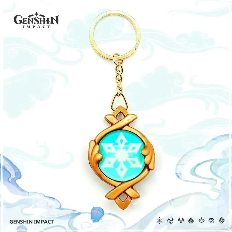Genshin Impact Luminous Visions Anhänger Cosplay Anime Nod Krai Ineffa Auge Gottes Natlan Pryo Fontaine Hydro Cryo Für Tasche Geschenke – Detail 11