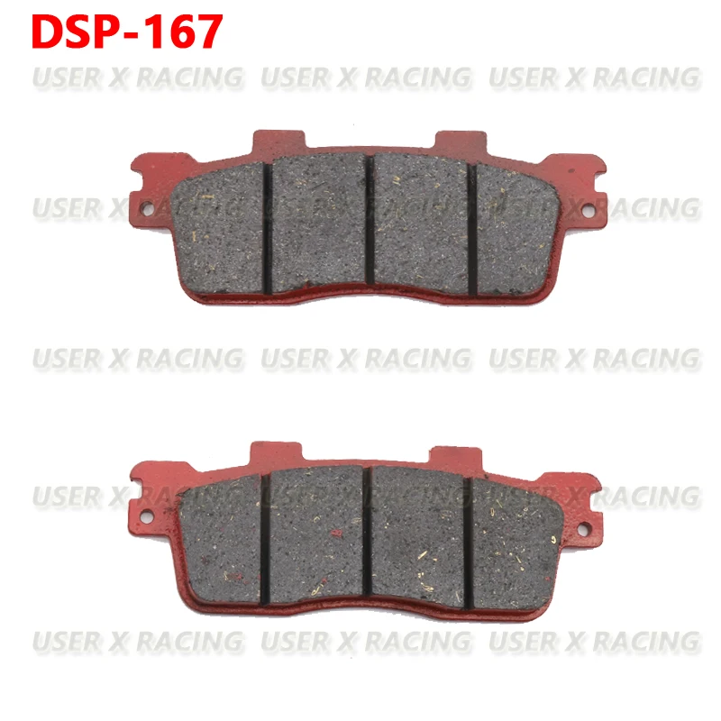 USERX Motorcycle disc brake pad Brakes Front Rear Disc Brake Pads For SFA498 Kawasaki J125 J300 KYMCO downtown 125 200 300