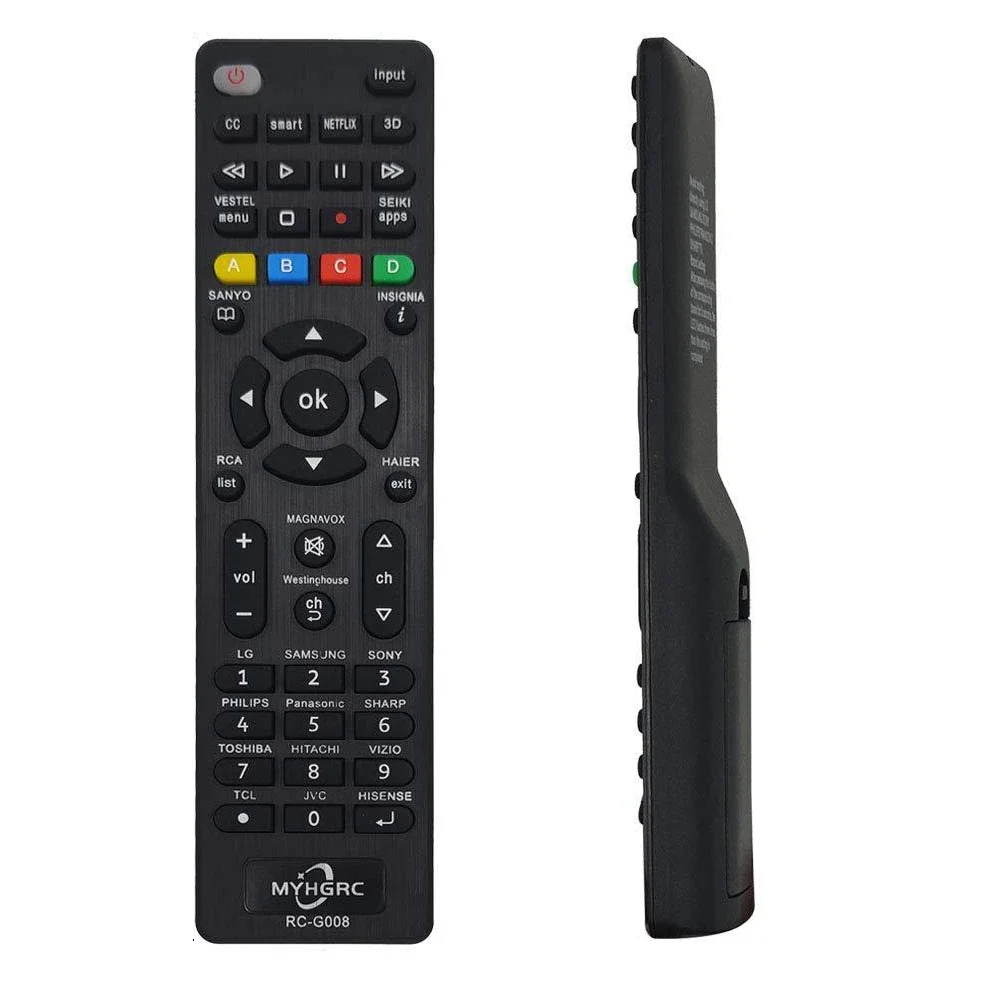 RC-G008 Universal TV Remote Control Replacement for Samsung for Sony/Panasonic, Sharp/Toshiba/TCL LCD LED 3D HDTV Smart TV