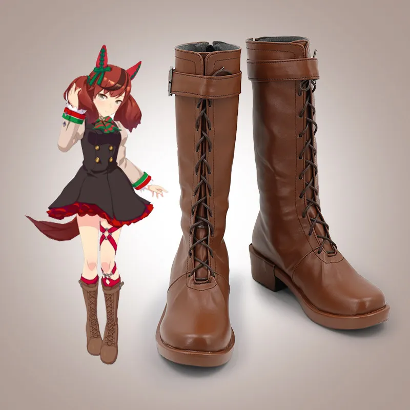 

Anime Shoes Nice Nature Uma Musume Pretty Derby Cosplay Boots Halloween Costume Accessories Props Made