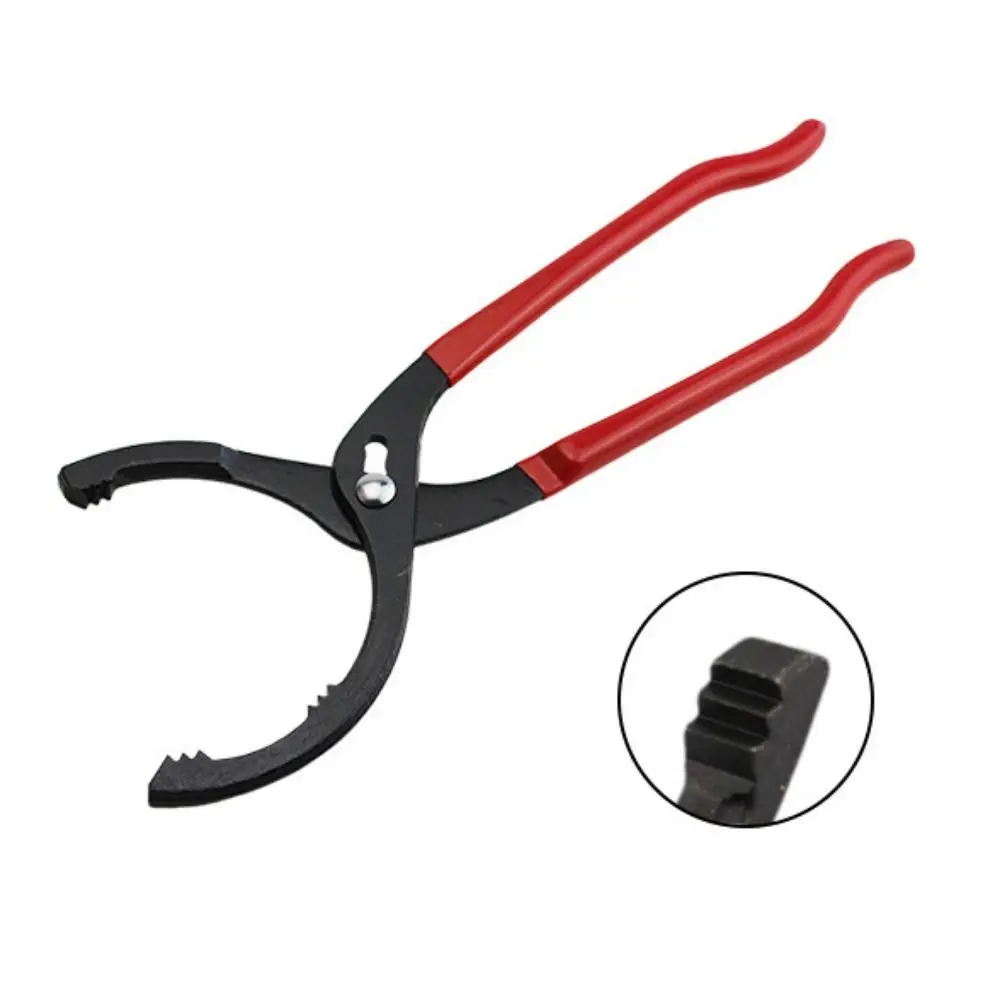 

Adjustable Car Oil Filter Pliers High Hardness Dentoid Oil Filter Remove Tool Non-slip 45# Steel Clamp Type Wrench