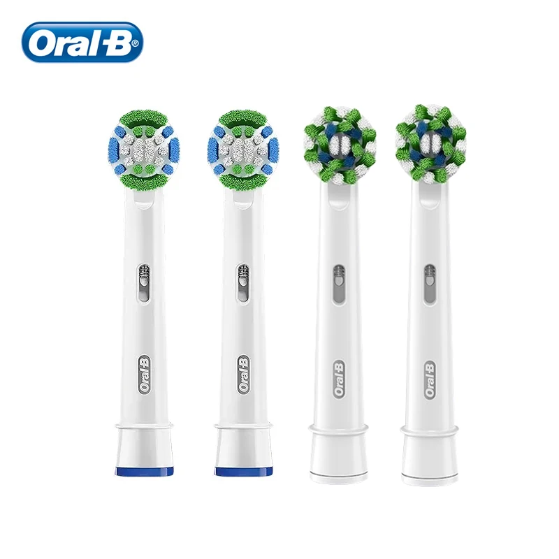 Original Replacement Brush Heads for Oral B Electric Toothbrush Precision & Cross Action Deep Clean EB20/EB50 Brush Head Refills