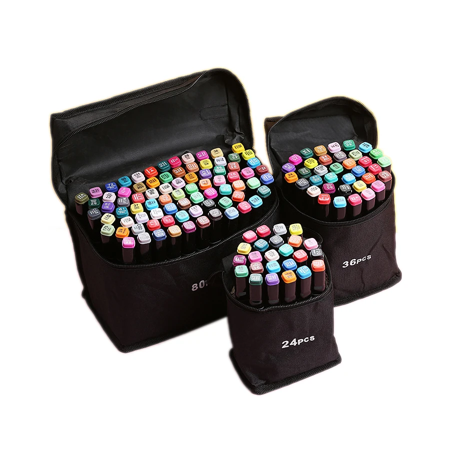 

Alcohol Markers, 80 Dual Brush Tip Permanent Art Markers, Coloring Marker for Book Painting Card,Christmas gift for kids