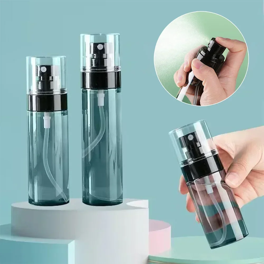 30/60/80/100ml Refillable Spray Bottles Alcohol Atomizer Mini Fine Mist Liquid Container For Skin Care Makeup Travel Accessories