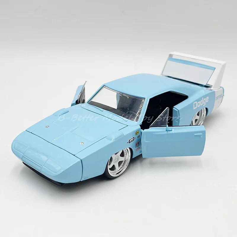 1:24 Diecast Metal Model Car Toy 1969 Dodge Charger Daytona Miniature Replica Collection