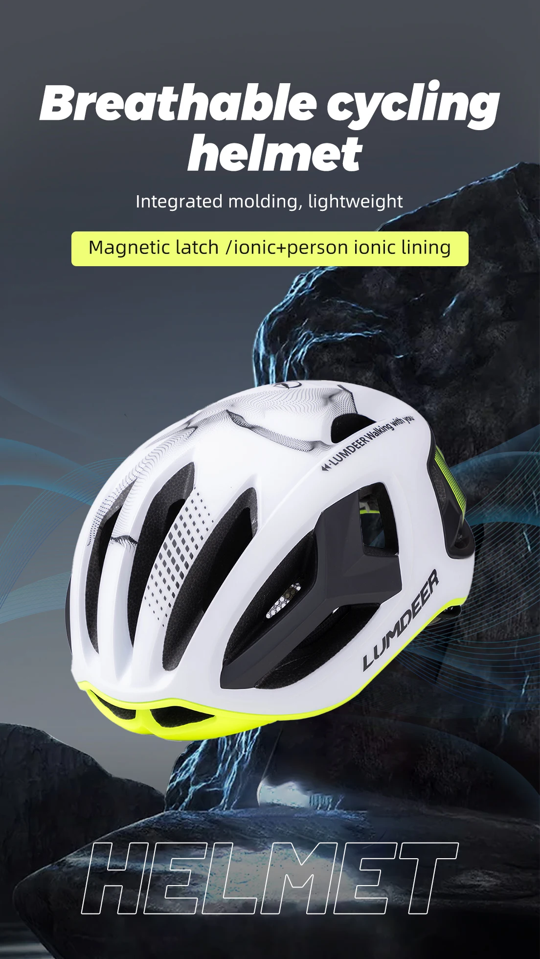 Eastinear Hochwertiger Fahrradhelm, ultraleicht, atmungsaktiv, MTB, Rennradhelm, Herren und Damen, Radfahren, Sicherheitshut, Fahrradzubehör – Detail 2