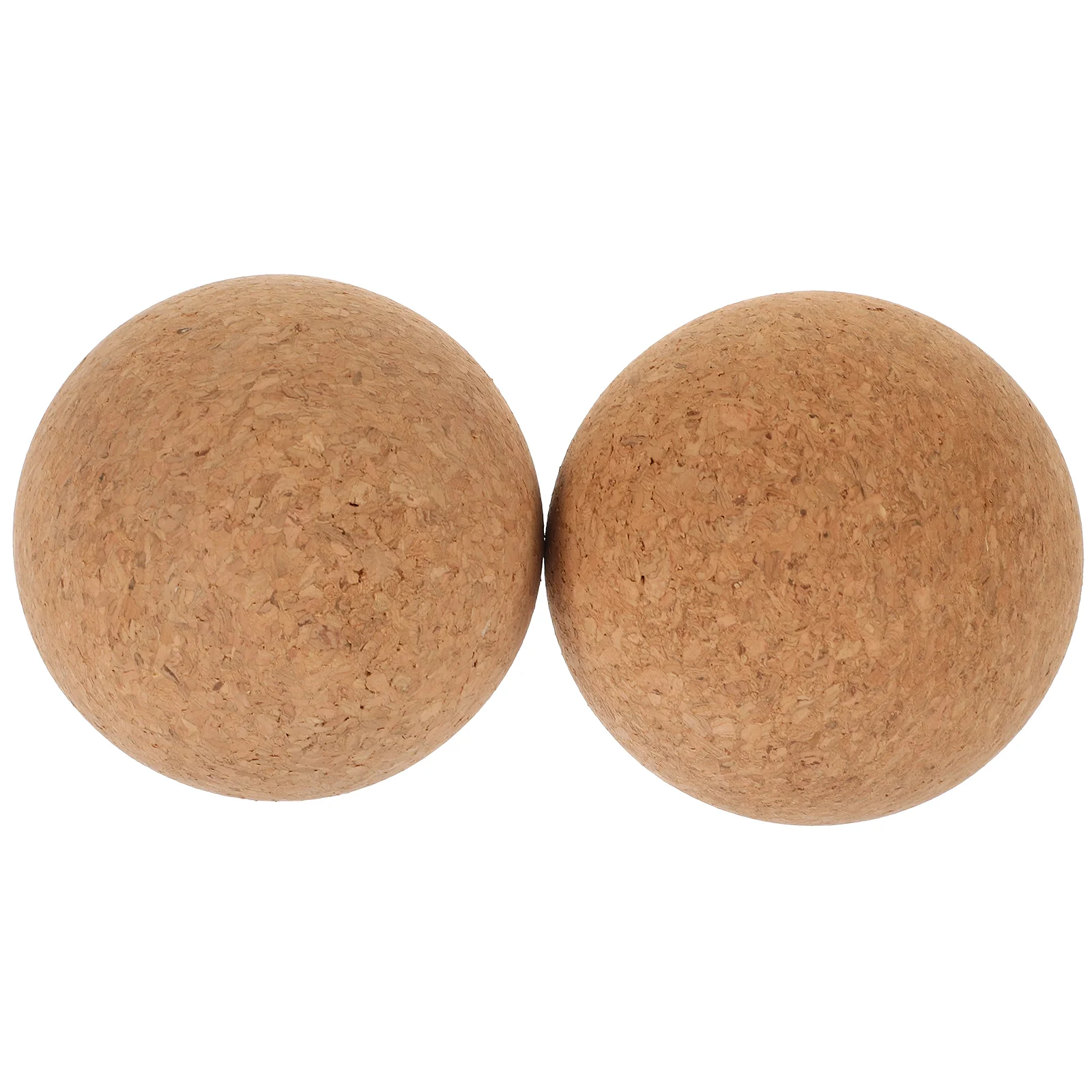 2 Pcs Cork Yoga Ball Fitness Roller Massage Foot Back Massager Practical Small for Feet