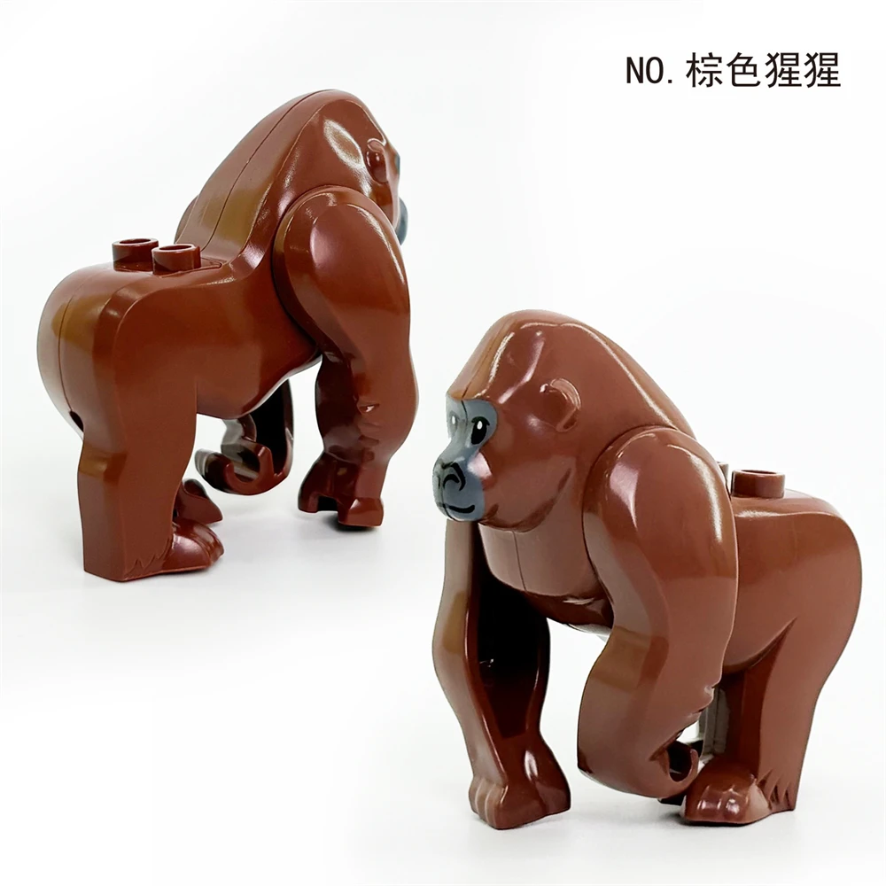 MOC City Tier-Bausteine Meerestier Killerwal Figuren Zoo-Set Zubehör Bausteine Kinderspielzeug Geschenk – Detail 21