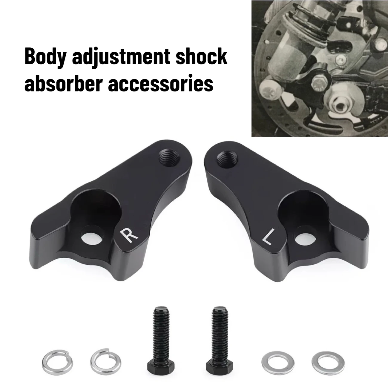 

1-3/16" Rear Shock Lowering Kit for Harley Bagger Touring 2008-2021 FLH FLHX FLTR CVO Super Classic.