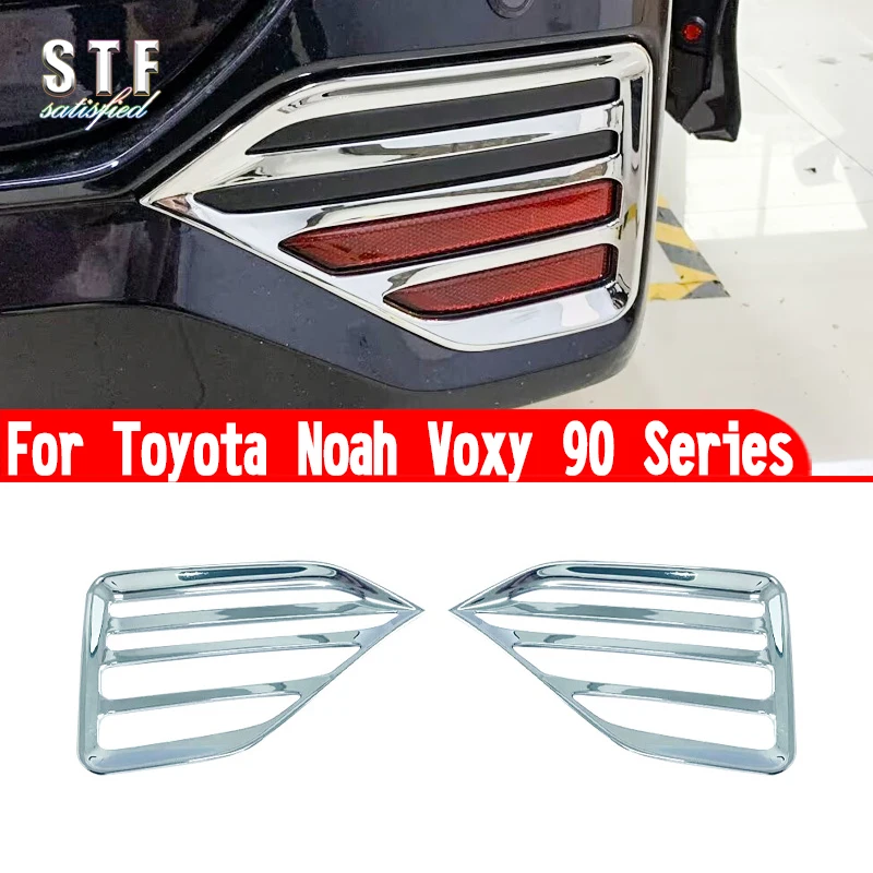 

For Toyota Noah Voxy 90 Series 2022 2023 Car Accessories Rear Fog Light Cover Trim Molding Decoration Stickers