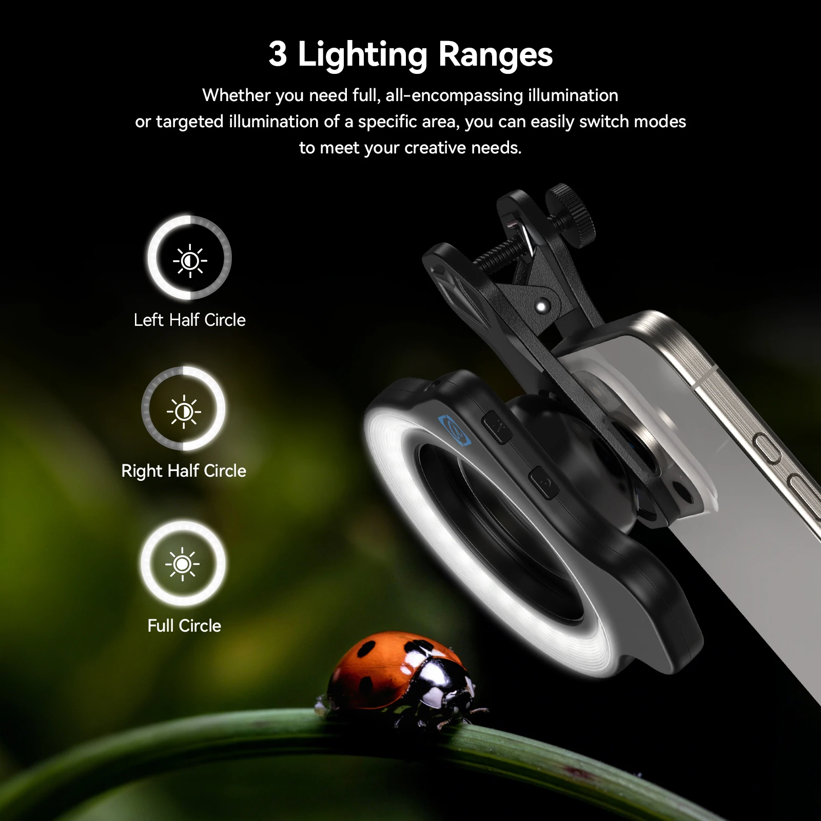 APEXEL 10-20X Regulowany Obiek – Photography Lighting For Jewelry recenzja i cena