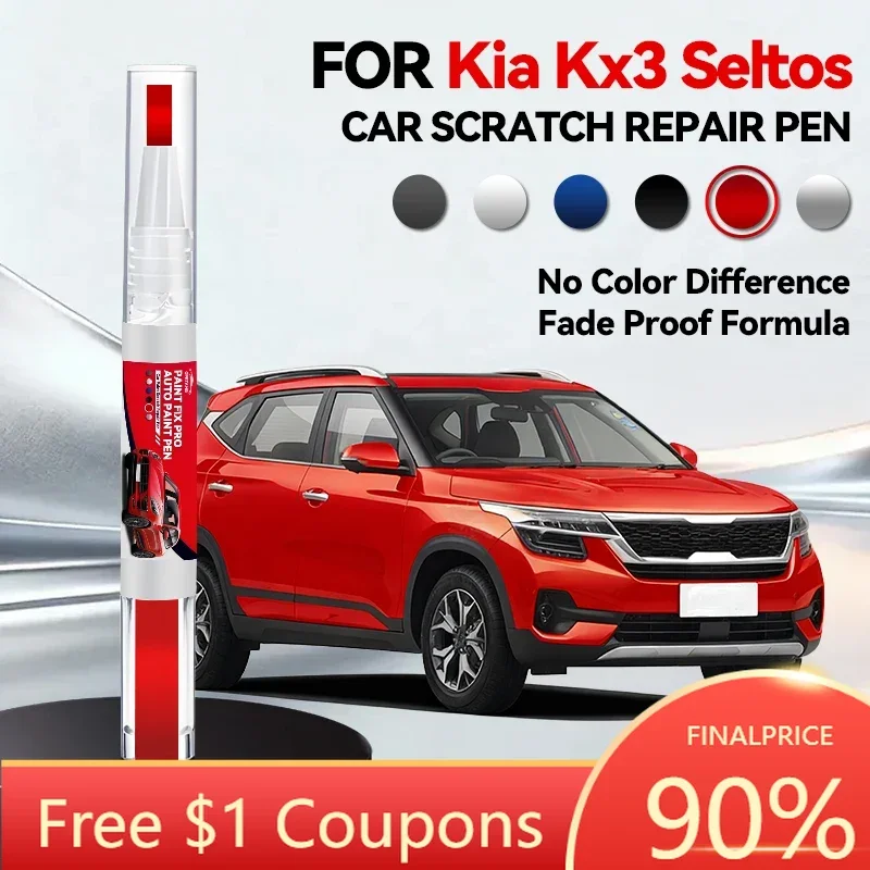 

2026 Инструменты и аксессуары для авто: Ручка-корректор для ремонта краски KIA Kx3 Seltos 2014-2025 QJ SP2, средство для удаления царапин, DIY автоаксессуары, черный