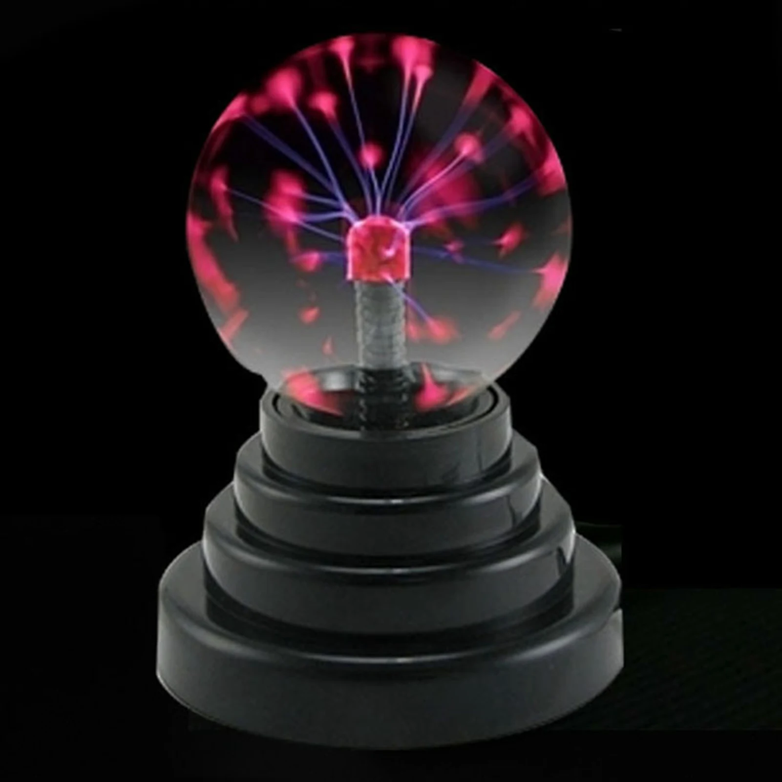 

3 Inch Magic Plasma Ball Lamp Touch Sensitive Ball Shape Night Light For Home Decorations Parties Props