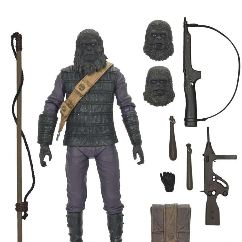 

Originai 1/12 масштаб Kingdom Planet Of The Apes аниме фигурка Цезар Горилла 7 дюймов полный набор кукол игрушки дети хобби Gfits