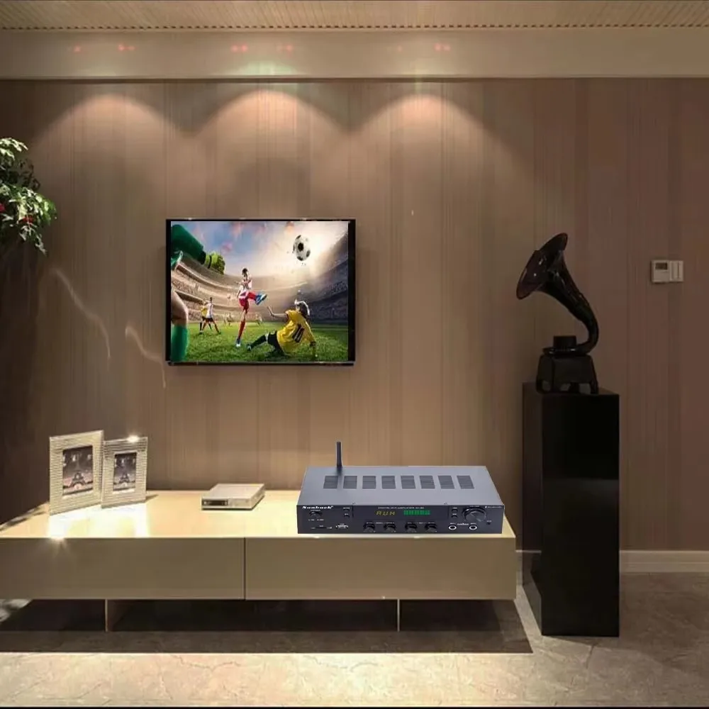 Sunbuck 2.1 300 واط التحكم عن بعد بلوتوث USB SD راديو FM المسرح المنزلي ريفيرب كاريوكي HIFI مكبر صوت الصوت