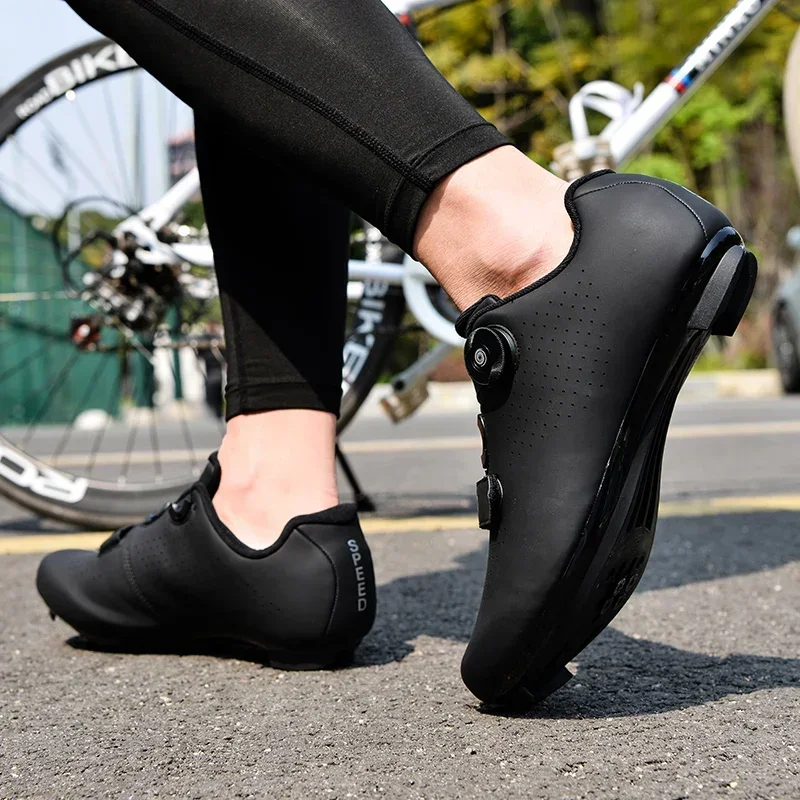 2023 New Road Bicycle Shoes Men Cycling Sneaker Mtb Clits Route Cleat Dirt Bike Speed Flat Sports Racing Women Spd Pedal Shoes