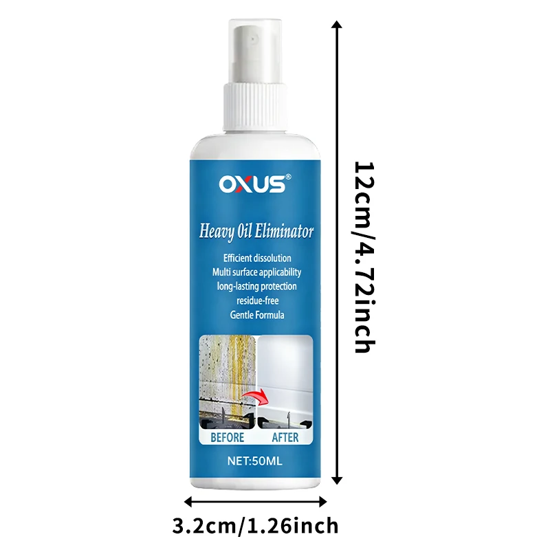 Oil Stain Spray, Multi-Functional Metal Cleaner, Quick Repair Refinish Spray, Suitable for Range Hoods and Stoves, Easy Use
