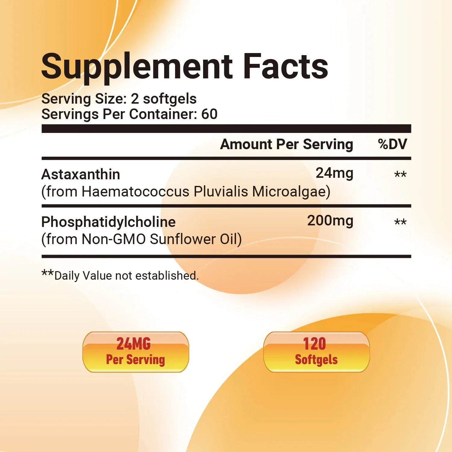 Liposomal Astaxanthin - Maximum Absorption, Accelerates Metabolism, Antioxidant, Promotes Eye, Joint, Skin and Heart Health