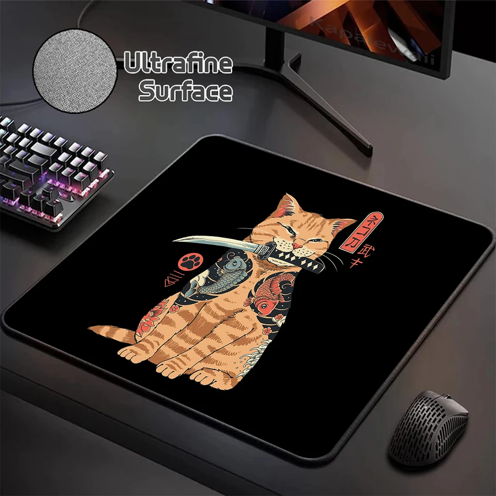 

Ultrafine Surface Mouse Pad 400X450MM Game Mousepad Japanese Style Animal Mouse Mat Gaming Speed Keyboard Pads Rubber Desk Mat