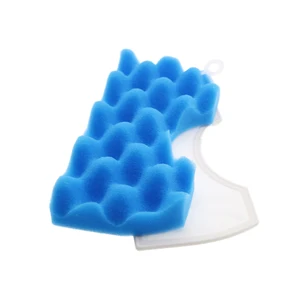 Filtro de esponja azul de 1pc + 1pc Filtro HEPA de algodón blanco para Samsung DJ97-01040C SC43 SC44 SC45 SC47 Piezas de aspirador de la serie 10 mejores filtros de ventas para la aspiradora de Samsung - №6