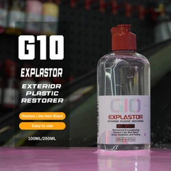 Plastic Restorer Back To Black Gloss Car Cleaning Products Auto Polish And Repair Coating Renovator Car Detailing G10 EXPLASTOR