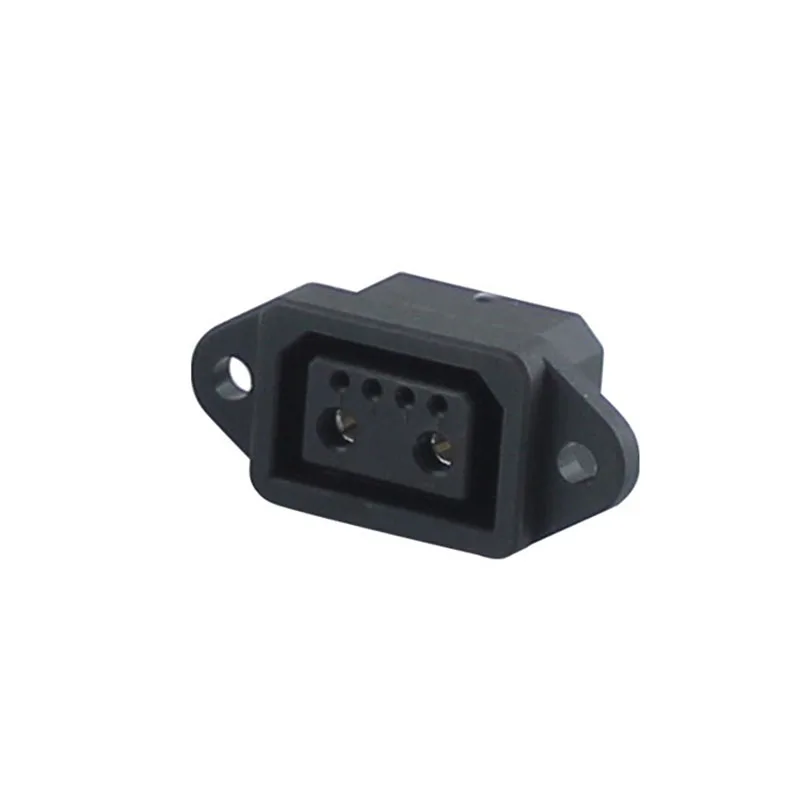 2+4 Electric Vehicle Lithium Battery Connector 40A High-power Charging Port Socket E-Bike  6Pin Socket Discharging Power Cord