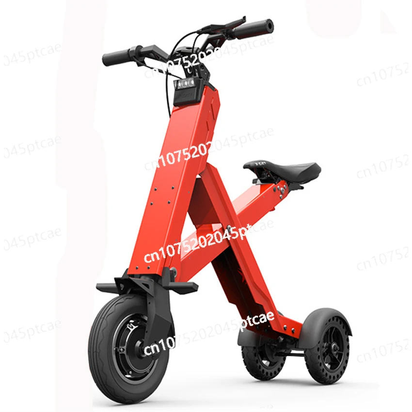 

Foldable Electric Scooter for Adults, Portable Mobility Bicycle, 10 Inch Pneumatic Tire, 50km, 36V, 12.5Ah, 300W