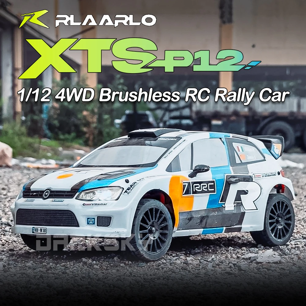 

Rlaarlo XTS-P12 4WD Brushless RC Rally Car 1/12 Electric Remote Control Model Cars RTR Adult Children's Toys