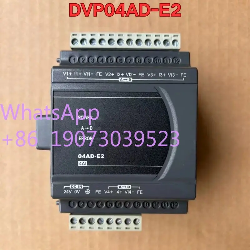 

Second-hand PLC module DVP04AD-E2 function test is normal